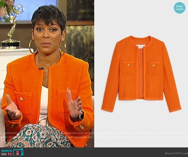 Celine Tweed Jacket worn by Tamron Hall on Tamron Hall Show