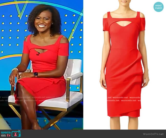 Chiara Boni La Petite Robe Jodilin Sheath Dress worn by Janai Norman on Good Morning America