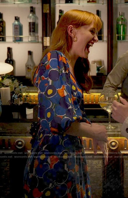 Chloe’s blue floral dress on Chloe