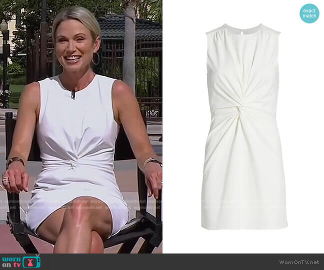 Cinq a Sept Andrea Mini Dress worn by Amy Robach on Good Morning America