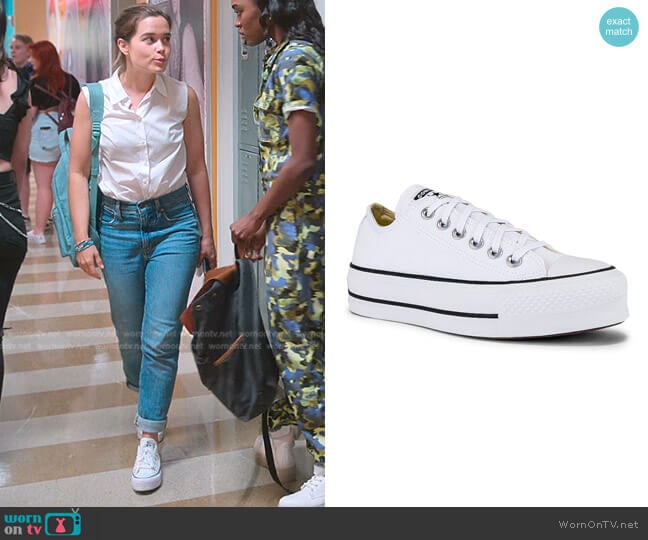 Converse Chuck Taylor All Star Lift Sneakers worn by Juliette Fairmont (Sarah Catherine Hook) on First Kill