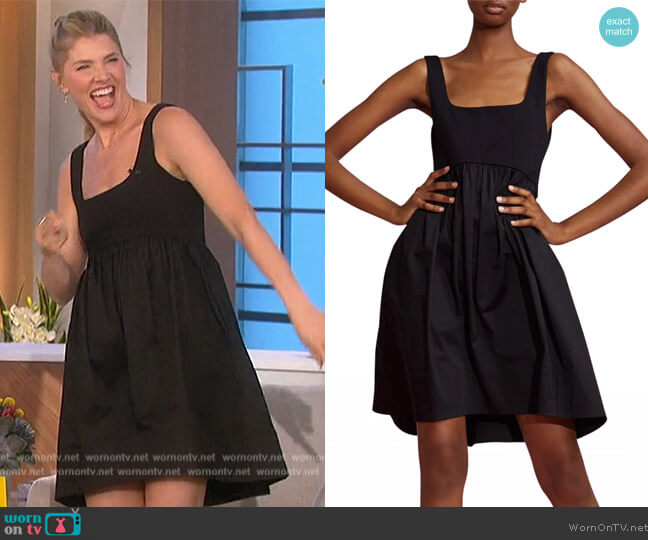 Cynthia Rowley Square-Neck Tank Dress worn by Amanda Kloots on The Talk