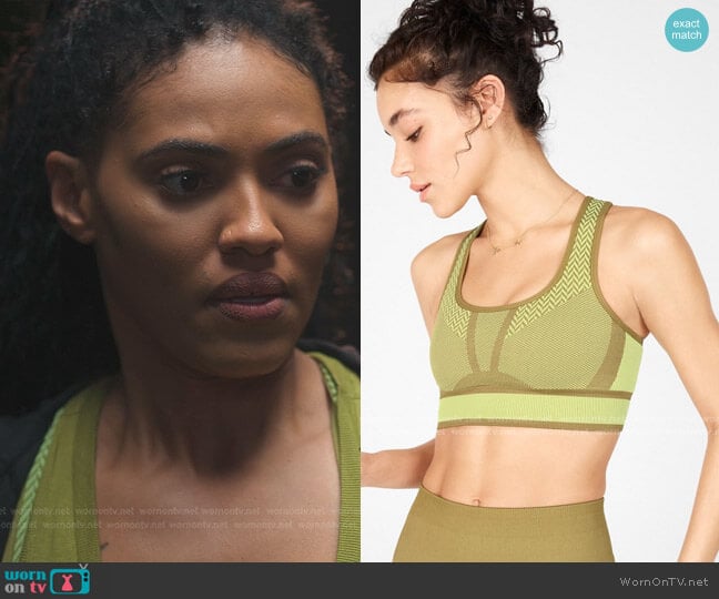 Fabletics Bianca Seamless Sports Bra worn by Talia (Aubin Wise) on First Kill