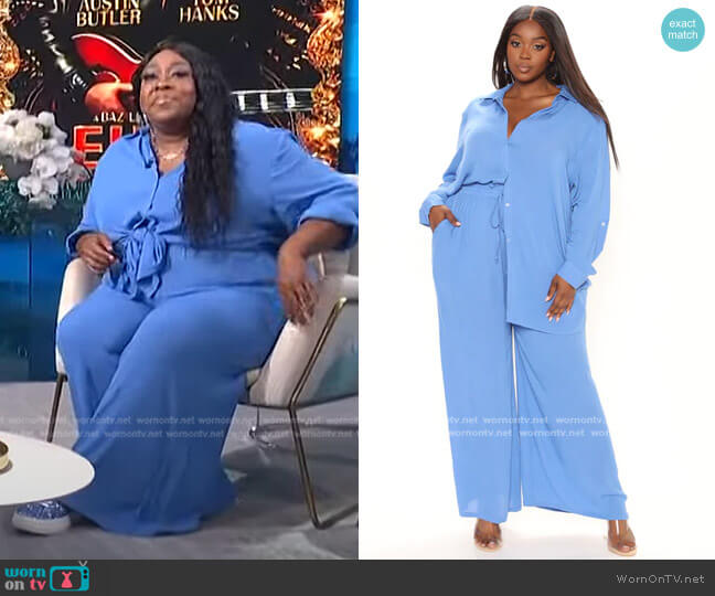 Fashion Nova About That Pant Set 30 worn by Loni Love on E! News