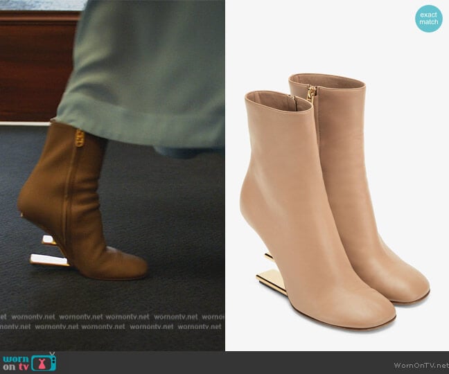 Fendi Nappa Leather Boots worn by Lola Carmichael (Simone Missick) on All Rise