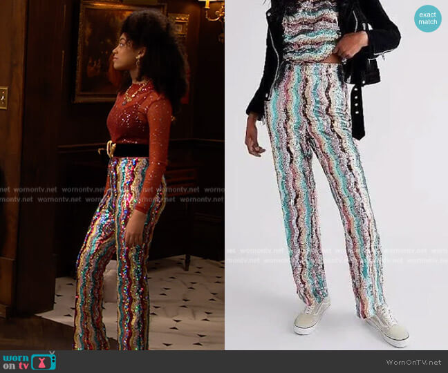 Free People Disco Flare Pants