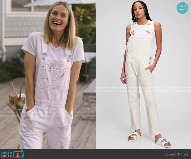 Gap Slouchy Overalls with Washwell worn by Susannah Fisher (Rachel Blanchard) on The Summer I Turned Pretty
