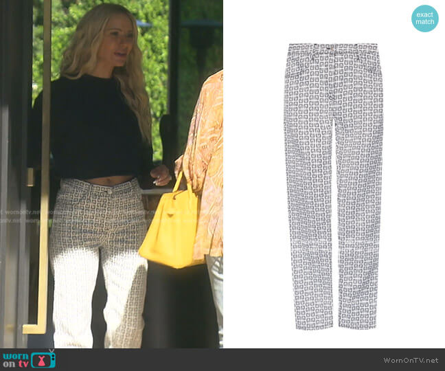 Givenchy Trousers with Logo worn by Dorit Kemsley on The Real Housewives of Beverly Hills