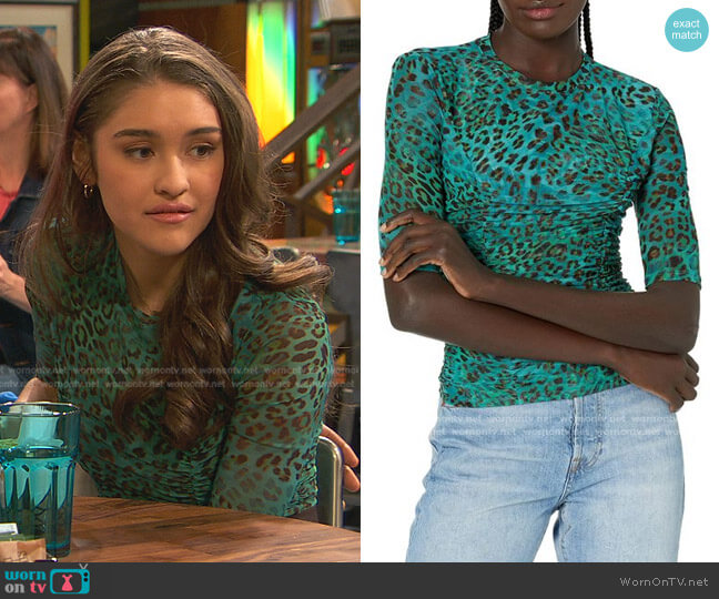 Guess Malori Top worn by Cami Rivera (Marissa Reyes) on Ravens Home