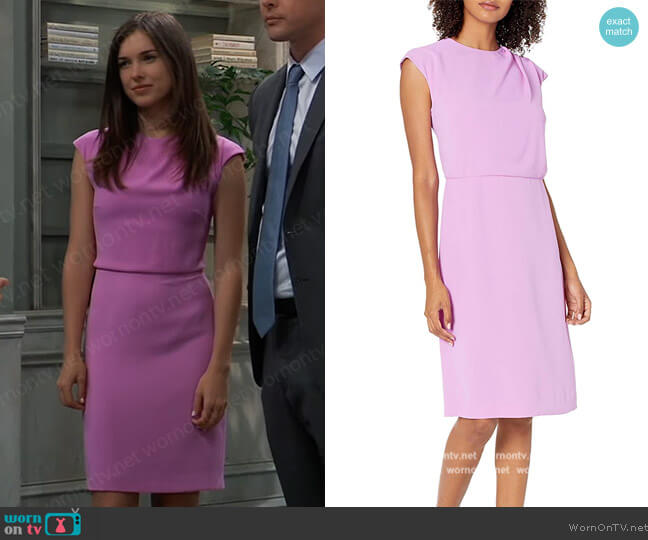 Halston Pencil Dress worn by Willow Tait (Katelyn MacMullen) on General Hospital