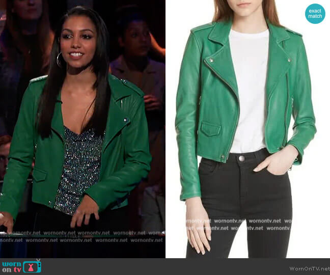 Iro Ashville Jacket worn by Corinne Foxx on Beat Shazam