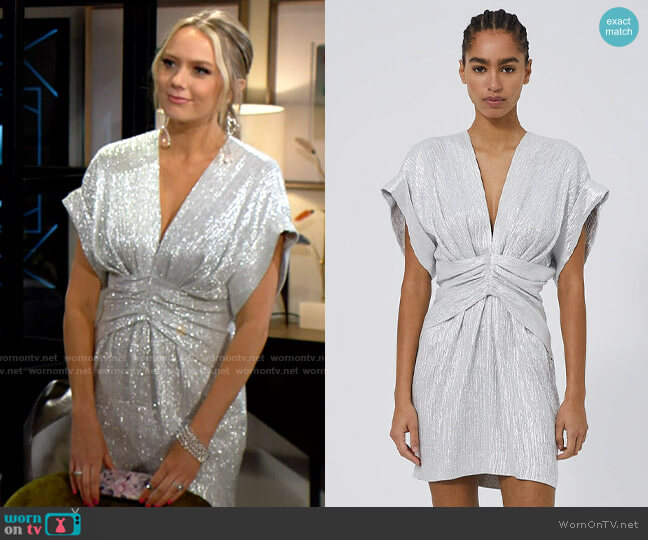 IRO Bilou Dress worn by Abby Newman (Melissa Ordway) on The Young and the Restless