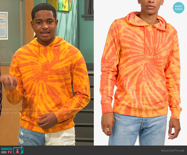 Junk Food Romes Pullover Hoodie worn by Booker Baxter (Issac Ryan Brown) on Ravens Home