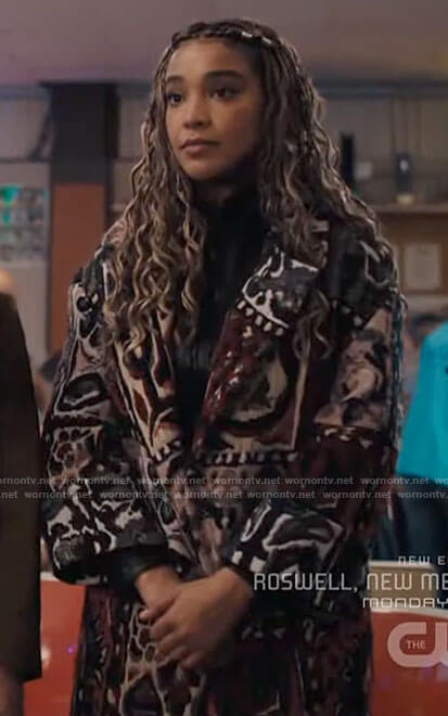 Kaela’s patchwork coat on Charmed
