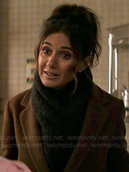 Lana’s brown coat on Superman and Lois