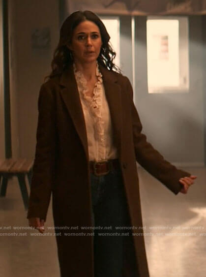 Lana’s brown coat on Superman and Lois