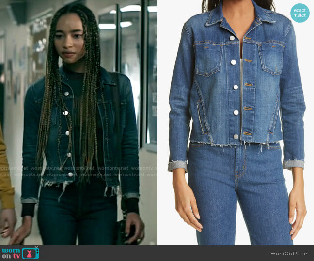 L'Agence Janelle Jacket in Authentique worn by Natalie Lane Irons (Tayler Buck) on Superman and Lois