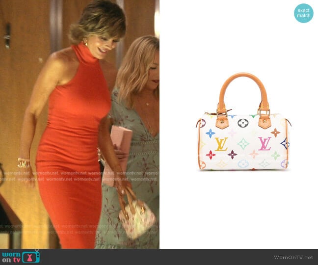 Louis Vuitton Monogram Speedy Bag worn by Lisa Rinna on The Real Housewives of Beverly Hills