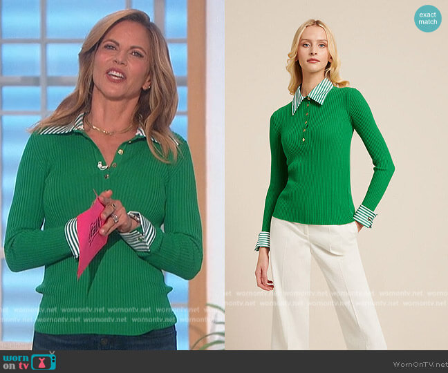 Luisa Spagnoli Marter Sweater worn by Natalie Morales on The Talk