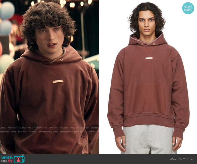 Maison Margiela Red Label Hoodie worn by Jordan Kent (Alex Garfin) on Superman and Lois