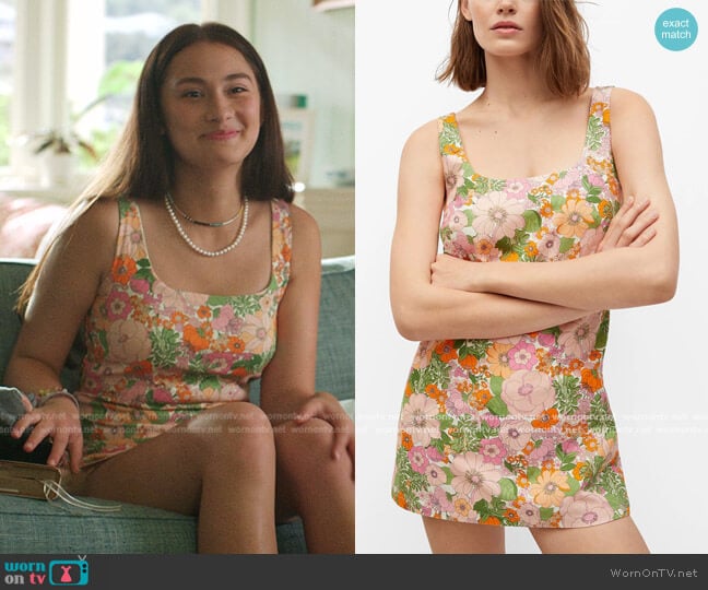 Mango Floral Print Jumpsuit worn by Belly Conklin (Lola Tung) on The Summer I Turned Pretty