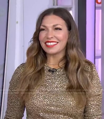 Melissa Garcia’s sequin top on Today