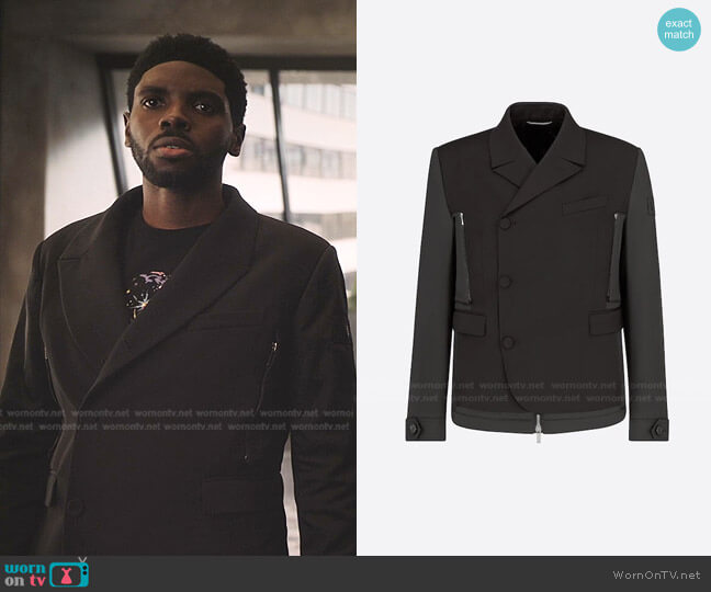 Dior Double Breasted Jacket worn by Tom Swift (Tian Richards) on Tom Swift