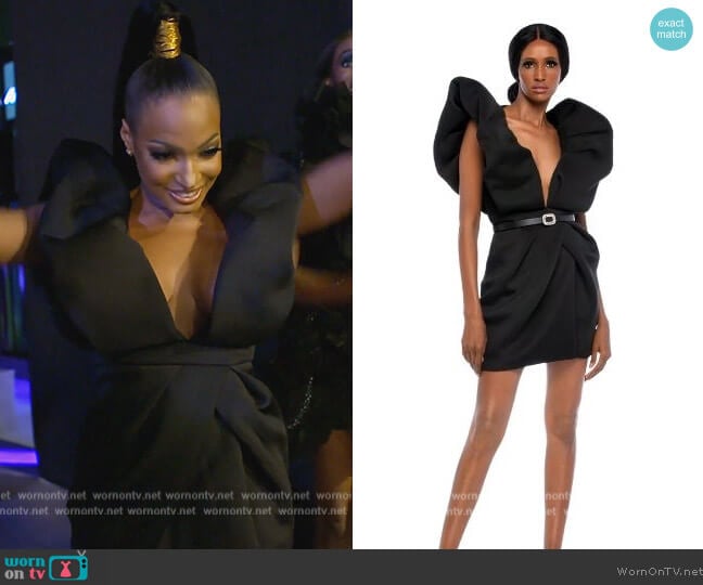 Mina Roe Nadia Dress worn by Lesa Milan (Lesa Milan) on The Real Housewives of Dubai
