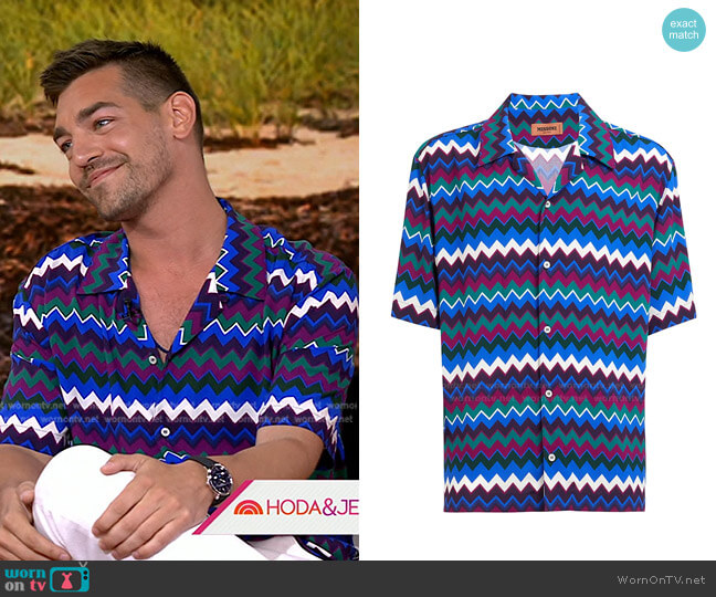 Missoni Zigzag Camp Shirt