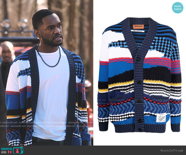 Missoni Multi-Panel Jacquard Cardigan