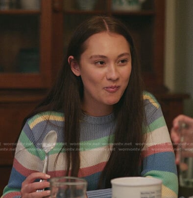 Belly’s striped knit sweater on The Summer I Turned Pretty