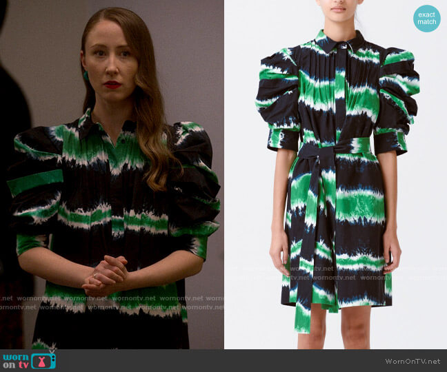 Munthe Tuba Dress worn by Becky Green (Erin Doherty) on Chloe
