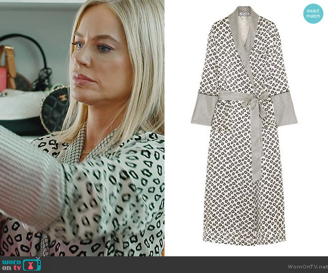 Olivia von Halle Amaya Robe worn by Caroline Stanbury (Caroline Stanbury) on The Real Housewives of Dubai