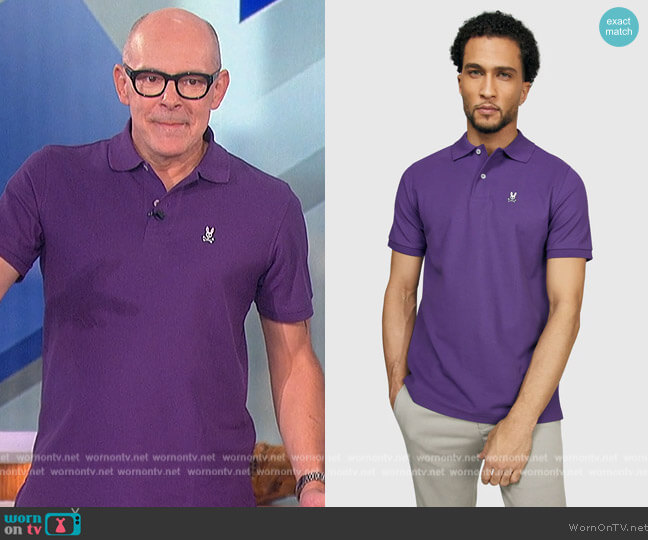 Psycho Bunny Mens Classic Polo