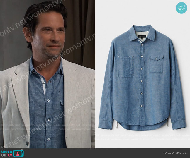 Rag and Bone Engineered Linen Shirt