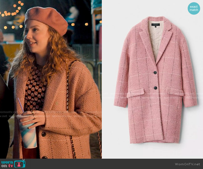 Rag & Bone Estelle Coat worn by Lake Meriwether (Bebe Wood) on Love Victor
