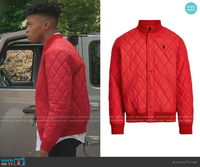 Ralph Lauren Water-Repellent Quilted Jacket worn by Ben Wheeler (Jonas Dylan Allen) on First Kill