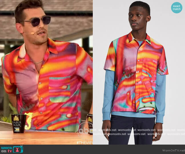 Paul Smith Raves Waves Short Sleeve Shirt