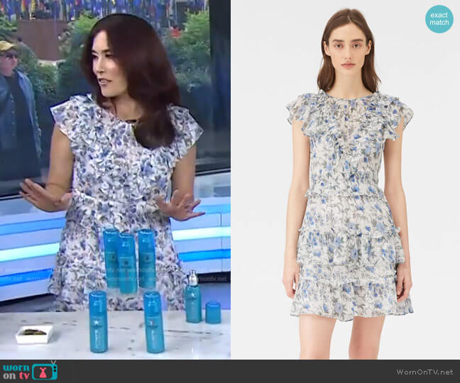 Rebecca Taylor Esmee Dress in Oxford Combo