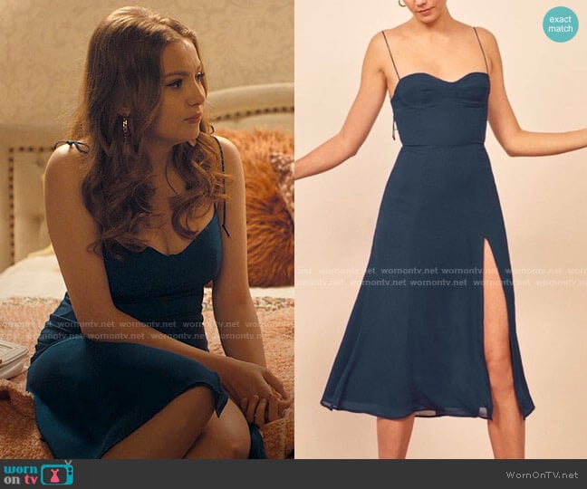 Reformation Juliette Dress worn by Lake Meriwether (Bebe Wood) on Love Victor