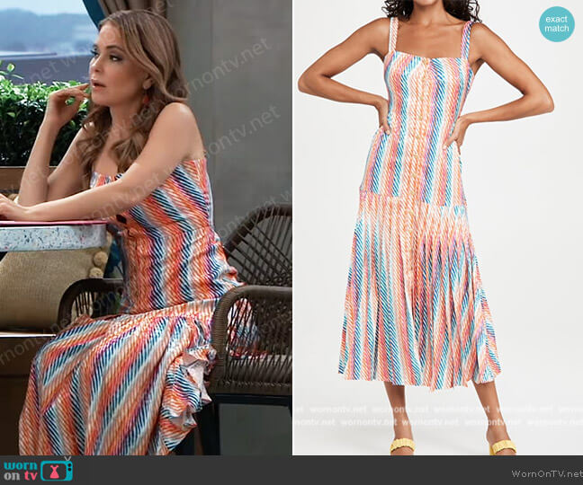 Saloni Karen Dress worn by Olivia Falconeri (Lisa Lo Cicero) on General Hospital