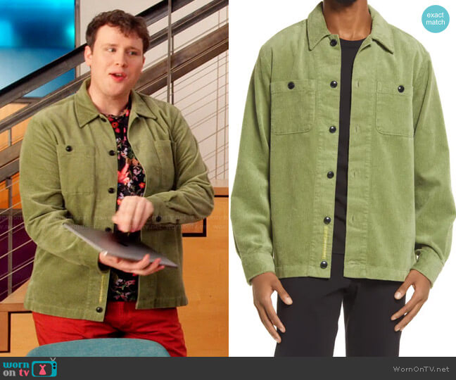 Scotch & Soda Seasonal Corduroy Overshirt worn by Tate (Grey Henson) on Girls5eva
