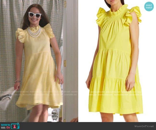 Sea Tabitha Tiered Babydoll Dress worn by Belly Conklin (Lola Tung) on The Summer I Turned Pretty