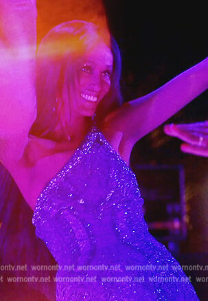 Chanel’s embellished one shoulder dress on The Real Housewives of Dubai