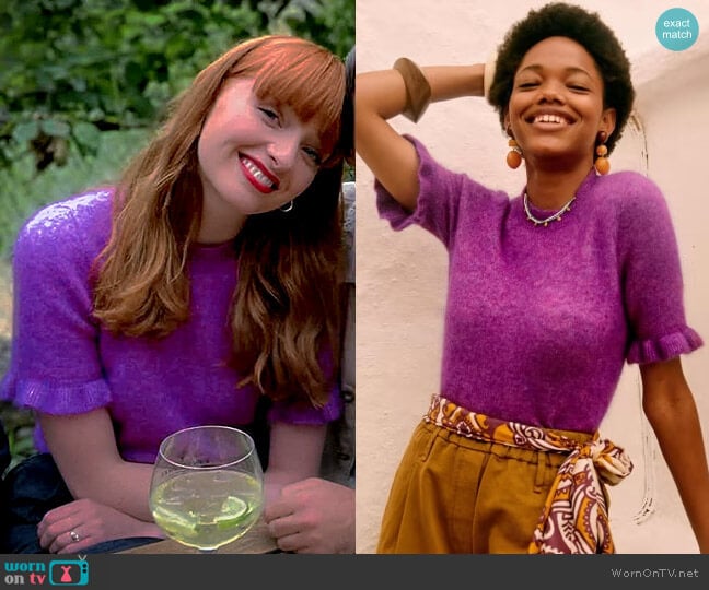Sezane Mindy Jumper worn by Chloe Fairbourne (Poppy Gilbert) on Chloe