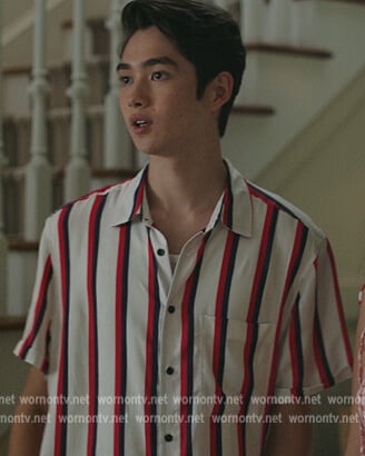 Steve’s striped shirt on The Summer I Turned Pretty
