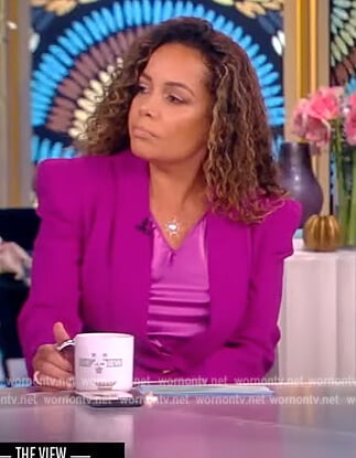 Sunny’s magenta blazer on The View