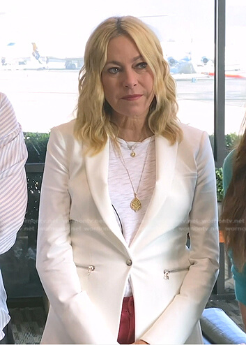 Sutton’s white blazer on The Real Housewives of Beverly Hills