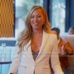 Sutton’s white blazer on The Real Housewives of Beverly Hills