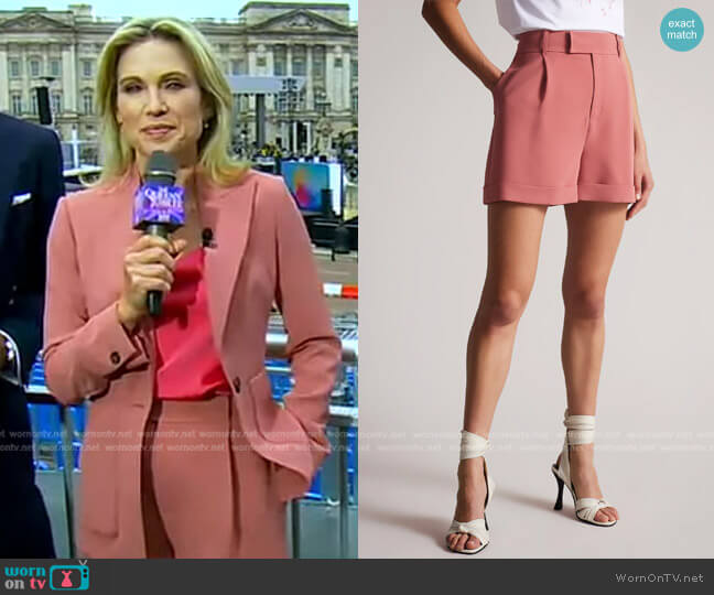 Ted Baker Kelsyas Shorts worn by Amy Robach on Good Morning America